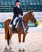 Totem Winner CDI3* Prix St. George 2020 Listening to Anthem